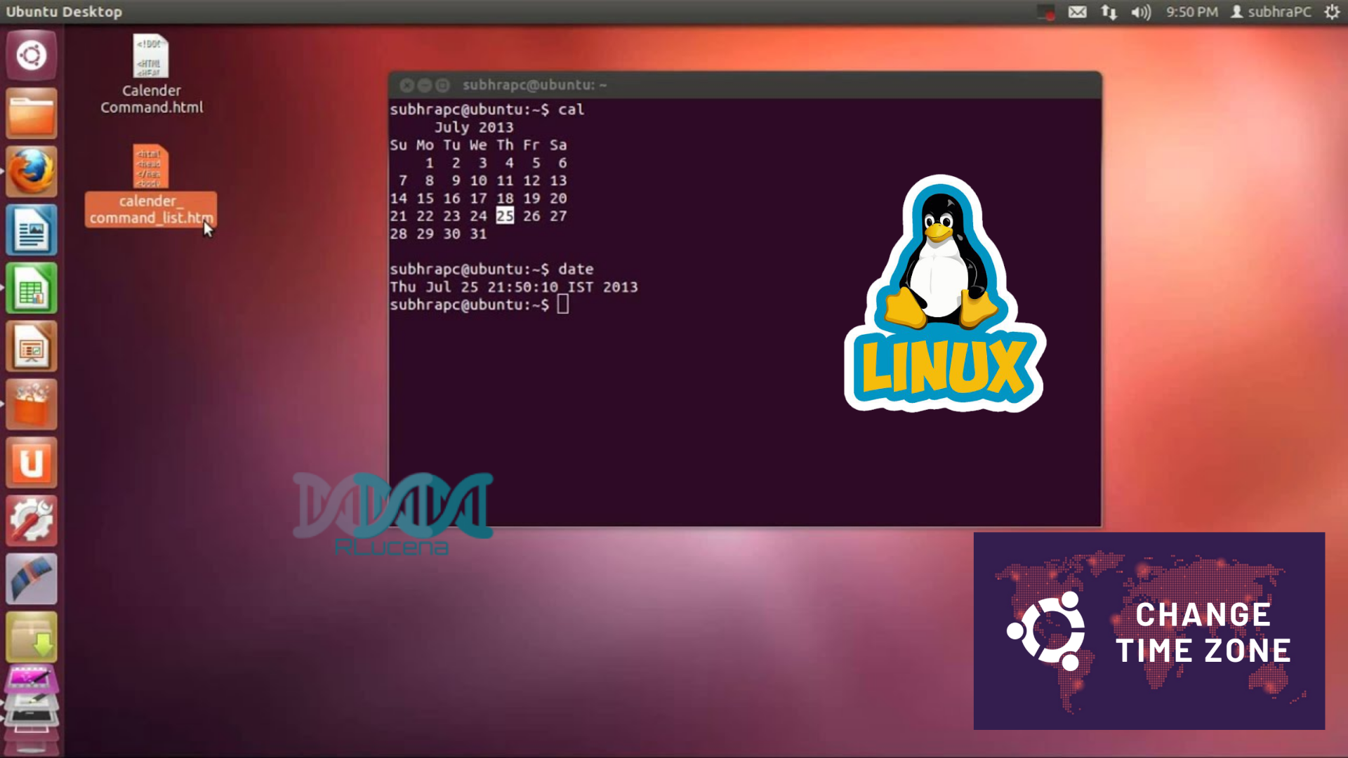 Como definir a data e hora no Linux